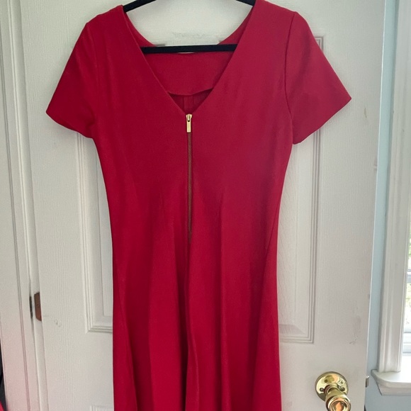 Banana Republic Size 4 Red Dress - Picture 2 of 3